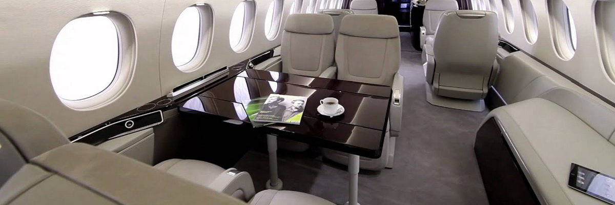 VIP aircraft cabin and aviation service